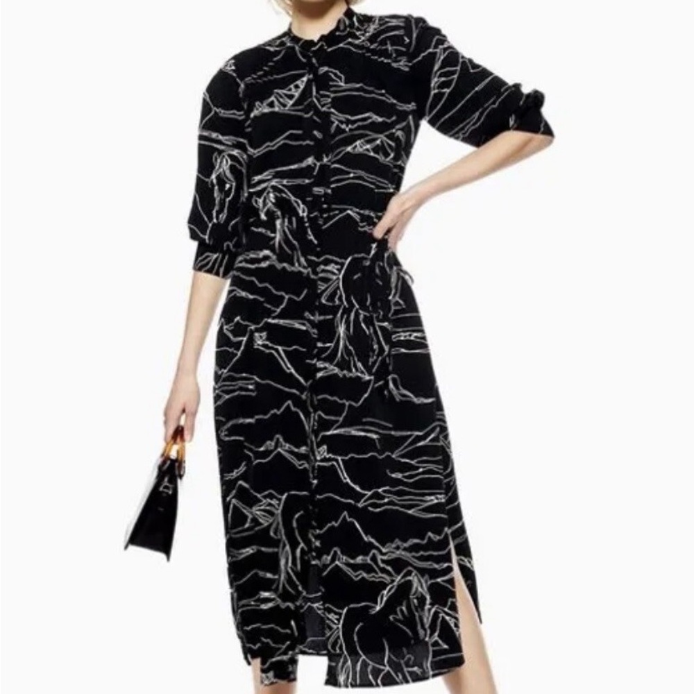 TOPSHOP || horse print dress